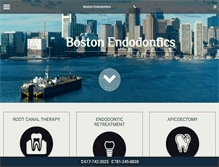 Tablet Screenshot of bostonendodontics.com